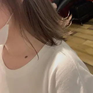 ミディアム カラー UMEDA FIGAROのヘアスタイル