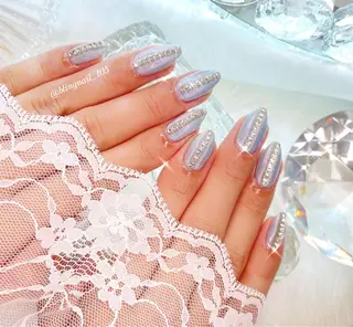 ネイル 23時まで❤︎韓国、 ワンホンネイルのネイルデザイン