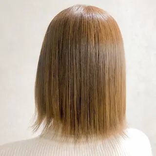 ロング パーマ ヘアアレンジ メンズ キッズ ネイル マツエク・マツパ アイブロウ mona/ ストレートスタイル✨のヘアスタイル