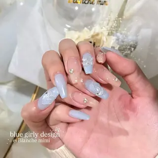 ネイル Blanche mimi.u_aのネイルデザイン