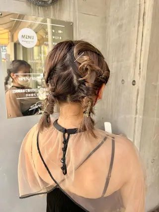 ミディアム カラー ヘアアレンジ 「sumi」 AMIのヘアスタイル