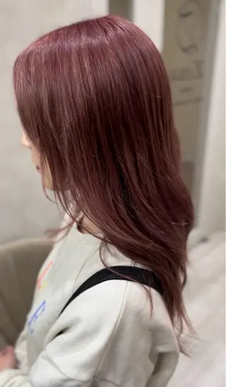 ロング ハイライト 透明感カラー松本のヘアスタイル