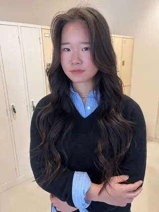 ロング ヘアアレンジ 透明感カラー🫧🌈 似合わせカット✂︎のヘアスタイル