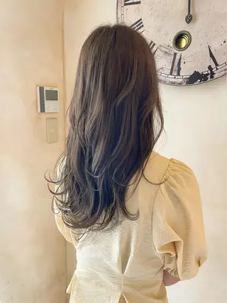 ロング カラー 古田 昂也のヘアスタイル
