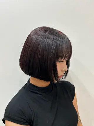 ショート 栄/久屋大通/美髪 /透明感カラー/加藤のヘアスタイル