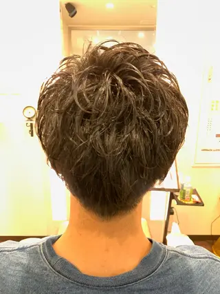 パーマ メンズ 南谷 愛のヘアスタイル