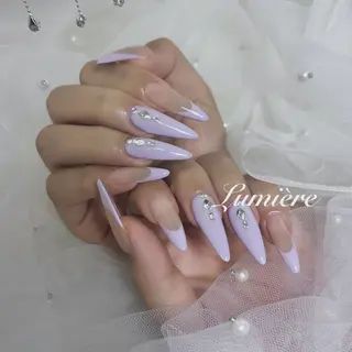 ネイル Lumière｜ ロング｜ワンホンのネイルデザイン