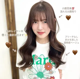 セミロング 🫧いとうりお🫧 ショート/レイヤーのヘアスタイル