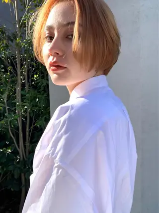 ショート 南堀江レイヤーカット MIKU🍒のヘアスタイル