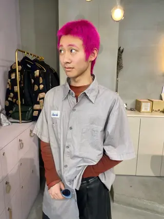 ショート カラー メンズ 前橋 姫奈のヘアスタイル