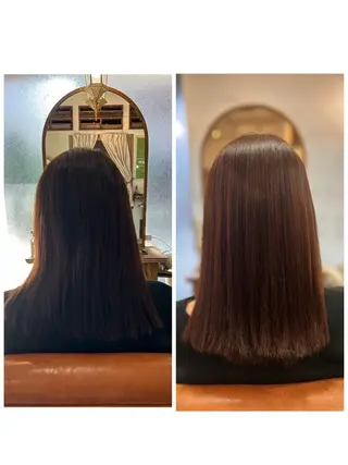 ミディアム 🫧髪質改善🫧 ‎SERINA⟡.·のヘアスタイル