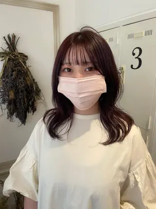 セミロング カラー belta.🌱 安藝夏花🌻のヘアスタイル