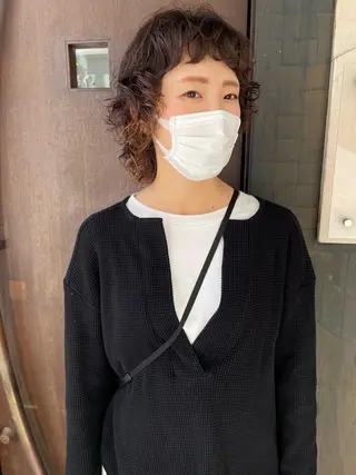 ショート パーマ 田口 武英のヘアスタイル