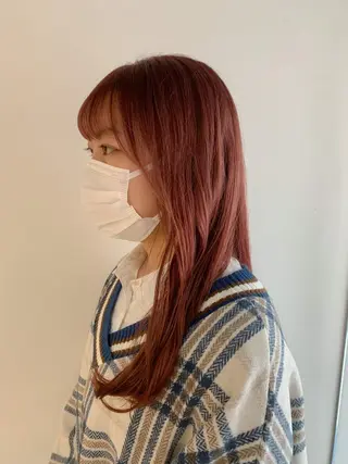 ロング カラー えんどう みほのヘアスタイル