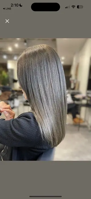 ミディアム センター南　髪質改善 大引　優のヘアスタイル