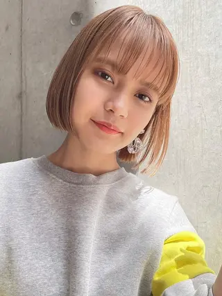 ショート カラー ✂︎HITOMI✂︎ 副店長のヘアスタイル