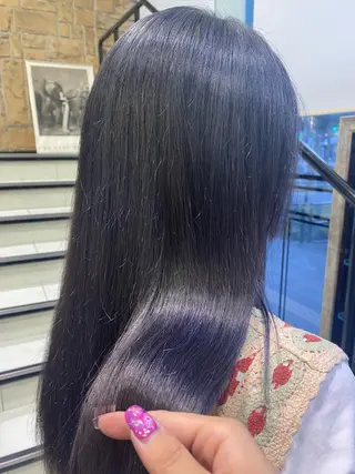 ロング カラー ヘアアレンジ TSUNA 🌙 Lim 五反田のマツエク・マツパデザイン