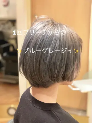 ショート カラー ヘアアレンジ 秋葉 一郎のヘアスタイル