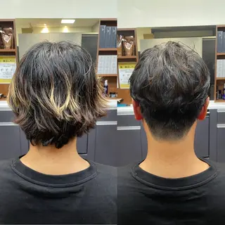 ショート パーマ メンズ 💈トレサンパ 💈金山駅✂︎愛実のヘアスタイル