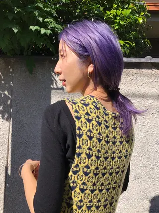 セミロング カラー NOUN所属・eri kinjoのヘアスタイル