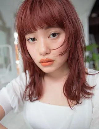 カラー ブリーチ/韓国 💫ひなた💫のヘアスタイル