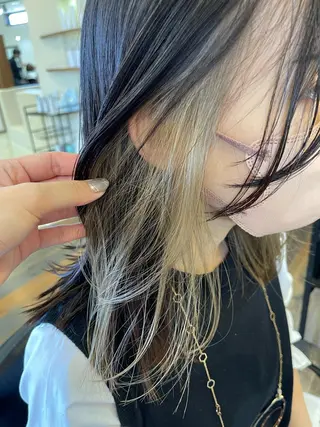 セミロング 梶原 真帆のヘアスタイル