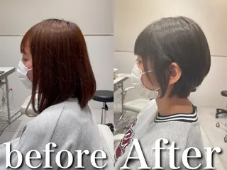 ショート 顔周り特化/韓国ヘア /レイヤー/吉野幸大のヘアスタイル