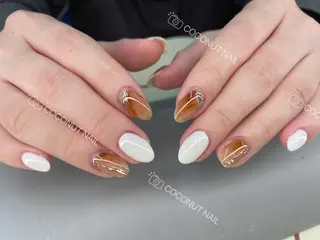 ネイル 神田 ココナッツのネイルデザイン