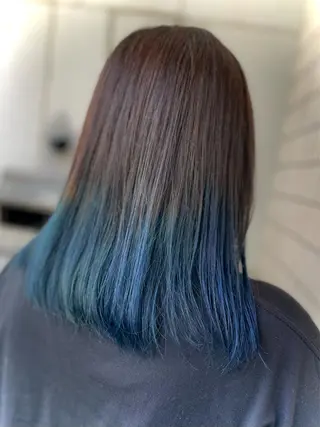 ミディアム 原 千景のヘアスタイル