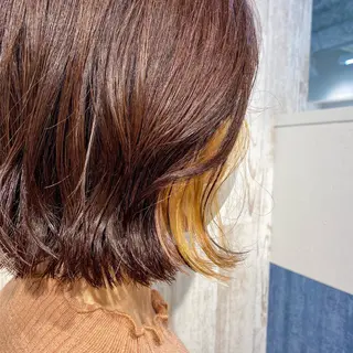 ショート カラー 大場 優のヘアスタイル