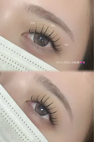 マツエク・マツパ a la mode maikaのマツエク・マツパデザイン