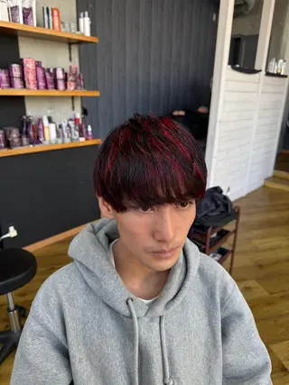 カラー メンズ 【バレイヤージュ】 🔥メンズRYUTAのヘアスタイル