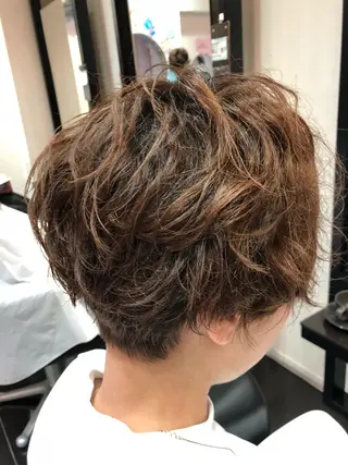 ショート パーマ ✨髪質改善&ボブ✨ 近藤 凌のヘアスタイル