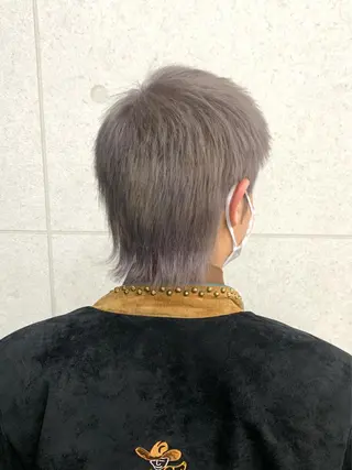 ショート カラー メンズ レイヤー ハイトーン 暖色⭐︎KANAKOのヘアスタイル