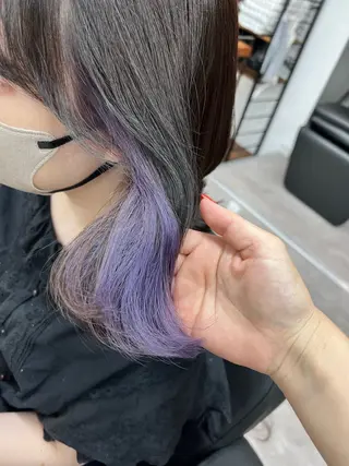ミディアム カラー anB ハルカのヘアスタイル