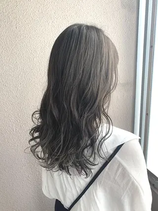 ミディアム カラー CARAT堺東 Aujua認定サロンのヘアスタイル