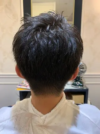メンズ 粟田 めぐみのヘアスタイル