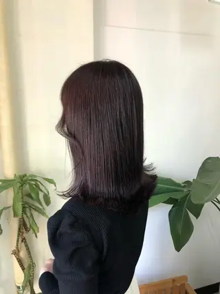 ミディアム 透明感カラー wacoのヘアスタイル