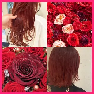 ロング カラー カジュアルを女っぽく 𝗮𝘆𝗮𝗰𝗼のヘアスタイル