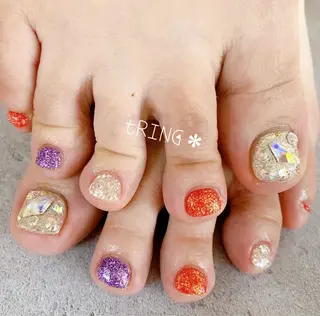 ネイル tRING* しいの木台のネイルデザイン