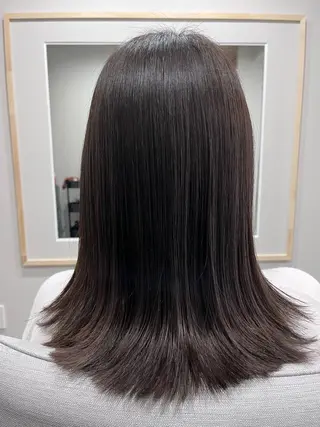 セミロング カラー liL  hair サトウリョウタのヘアスタイル