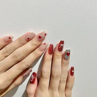 ネイル パラあり！フィルイン 美フォルムのネイルデザイン