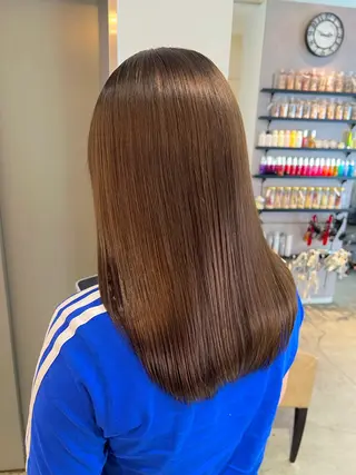 ミディアム 髪質改善/韓国風 🦕ＡＫＡＲＩ🩵のヘアスタイル