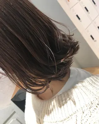 ミディアム カラー 【大人髪】men's パーマ/潤艶髪のヘアスタイル