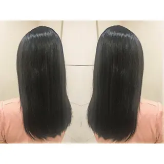 セミロング カラー ヘアアレンジ 蔵前🫧韓国風レイヤ ーカット🫧KAHOのヘアスタイル