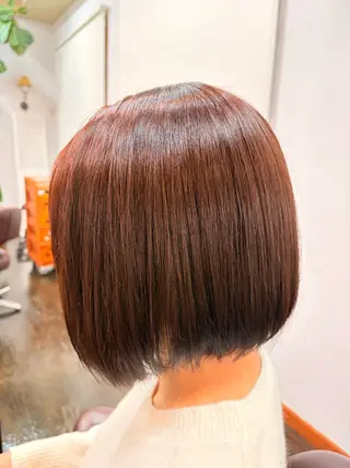 ミディアム カラー La Ruelle yoko🐈髪質改善のヘアスタイル