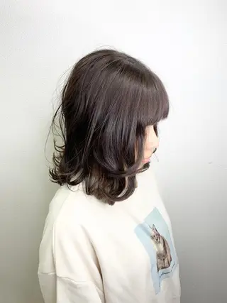 ミディアム 【清瀬】パサツキ 広がり改善川合剛史のヘアスタイル