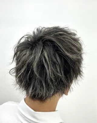 メンズ ダブルスキルエクステ /羽エクステ白石宇由のヘアスタイル