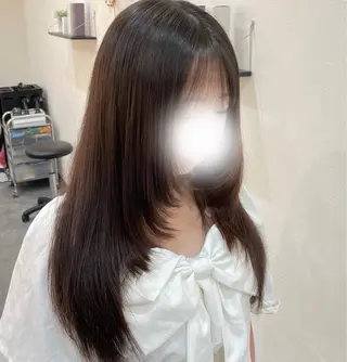 ロング カラー 郡山/透明感カラー /馬場アンドレアのヘアスタイル