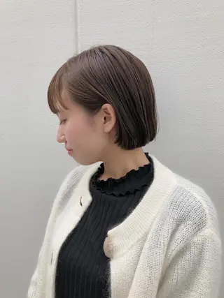 ショート カラー ノグチ ユウキ/ボブのヘアスタイル